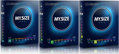 MY.SIZE PRO Zestaw próbny 45-47-49 DOPASOWANIE 9szt