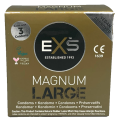Prezerwatywy powiększone XL EXS Magnum Large   3 sztuki