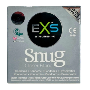 Prezerwatywy ściśle przylegające EXS Snug Fit  3 sztuki