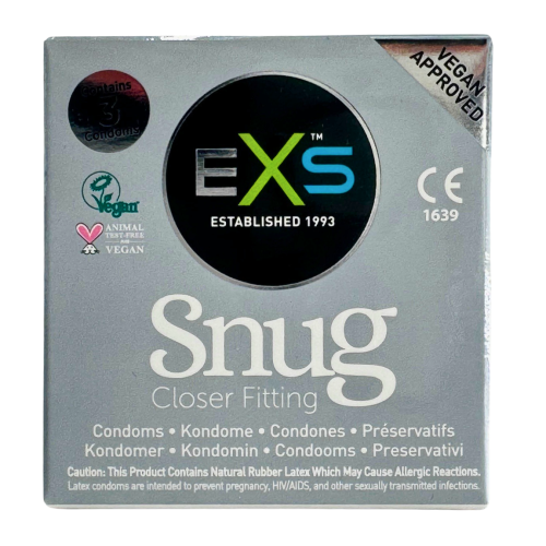 Prezerwatywy ściśle przylegające EXS Snug Fit  3 sztuki