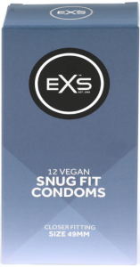 Prezerwatywy Dopasowane EXS Snug Fit - Cienkie Przylegające 12 szt.