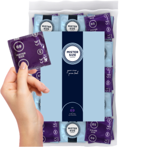 Prezerwatywy dopasowane MISTER SIZE rozmiar obwód 69 mm XXXL Cienkie 100 szt 