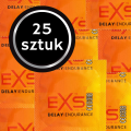 Prezerwatywy opóźniające Wytrysk EXS Delay - Przedłużające Cienkie 25 szt.