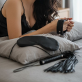 Lovetoy Zestaw BDSM MASKA KAJDANKI PEJCZ gadżety erotyczne