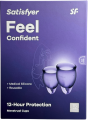 SATISFYER Kubeczki Menstruacyjne Silikonowe Higiena Intymna FEEL CONFIDENT