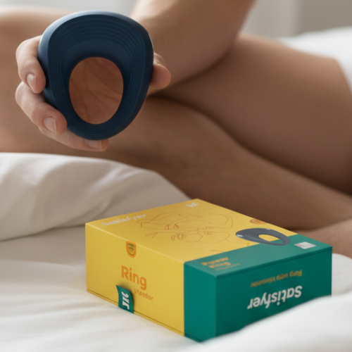 Satisfyer Pierścień erekcyjny wibrator Nakładka Doznannia dla Obojga POWER RING