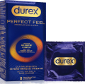 Durex Perfect Feel Cienkie prezerwatywy nawilżane bez lateksu 8 szt