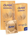  Durex Sensual Prezerwatywy super cienkie delikatne nawilżane 2x 10 szt.