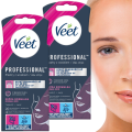 VEET Plastry Z Woskiem Do Twarzy Skóra Normalna Z Masłem Shea 2x 10 szt 