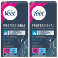 VEET Plastry Z Woskiem Do Depilacji Skóra Wrażliwa Nogi i Ciało 2x 12 szt