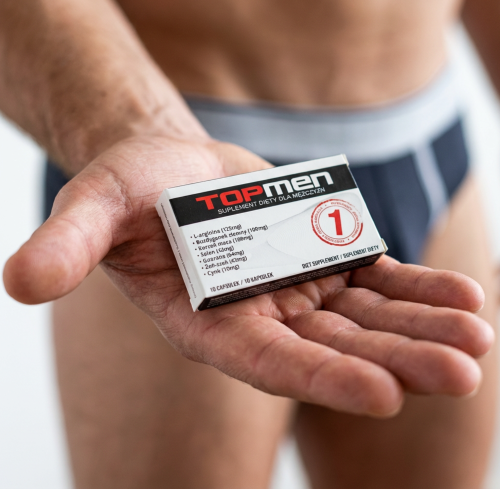 TOP MEN Suplement diety dla mężczyzn z Cynkiem i Selenem Naturalne wsparcie organizmu 10 kapsułek