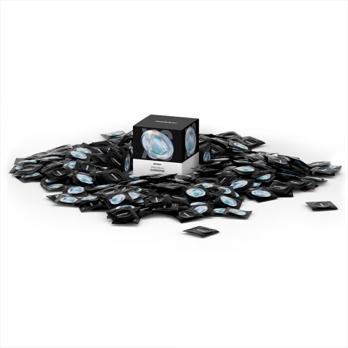 Prezerwatywy SATISFYER Dopasowane do rozmiaru XS mniejsze 100 szt