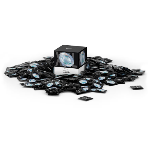 Prezerwatywy SATISFYER Dopasowane do rozmiaru XXL duże 100 szt