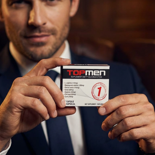 TOP MEN Suplement diety dla mężczyzn z Cynkiem i Selenem Naturalne wsparcie organizmu 1 kapsułka