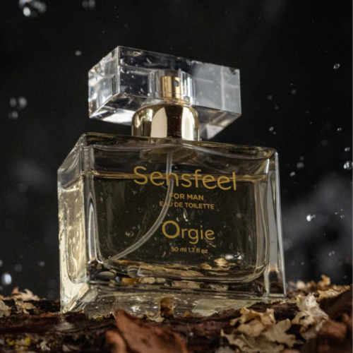 ORGIE Męskie perfumy z feromonami afrodyzjak o uwodzicielskim i kuszącym zapachu Sensfeel 50 ml