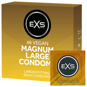 Prezerwatywy XL EXS Magnum Duży Rozmiar Cienkie Nawilżane 48 szt.