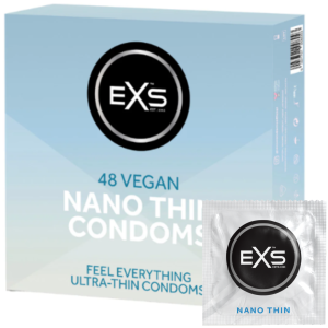 Prezerwatywy Ultra Cienkie EXS Nano Thin - Nawilżane Cienkie 48 szt.