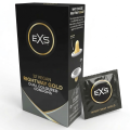 Prezerwatywy Cienkie EXS Rightway Gold - Złote Nawilżane Wegańskie 12 szt.