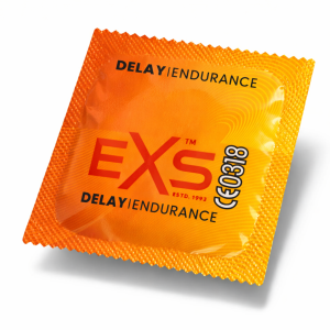 Prezerwatywy opóźniające Wytrysk EXS Delay - Przedłużające Cienkie 1 szt.
