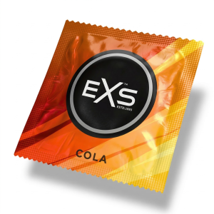 Prezerwatywy Smakowe EXS Crazy Cola - Cienkie Nawilżane 1 szt.