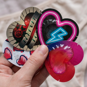  Prezerwatywy Klasyczne Pasante Heart Kształt Serca 1 szt. Nawilżane 