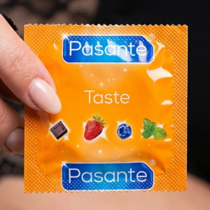 Prezerwatywy Smakowe Jagodowe Pasante Taste Blueberry 1 szt. Zapachowe