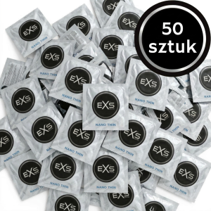 Prezerwatywy Ultra Cienkie EXS Nano Thin - Nawilżane Cienkie 50 szt.