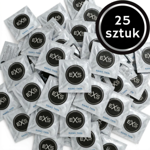 Prezerwatywy Ultra Cienkie EXS Nano Thin - Nawilżane Cienkie 25 szt.