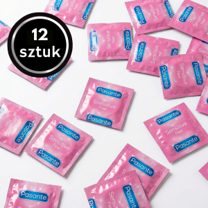 Prezerwatywy Pasante Sensitive Feel Ultracienkie Naturalne Doznania 12 szt.