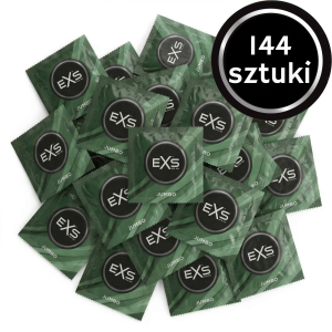 Prezerwatywy XXL EXS Jumbo - Duży Rozmiar Większe Dłuższe 144 szt.