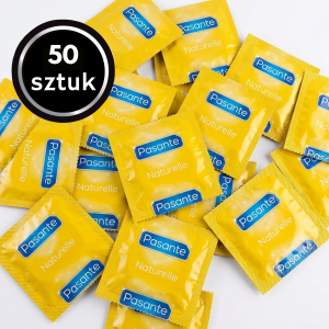 Prezerwatywy Klasyczne Lateksowe Pasante Naturelle Nawilżane Dopasowane 50 szt.