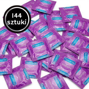 Prezerwatywy Wypustki Pasante Intensity Orgazm Stymulujące 144 szt. Prążkowane 