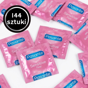 Prezerwatywy Pasante Sensitive Ultracienkie Naturalne Doznania Komfort 144 szt.