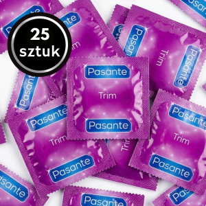 Cienkie Prezerwatywy XS Pasante Trim Mniejszy Rozmiar Ściśle Przylegające 25 szt.