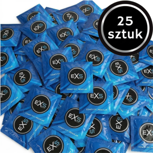 Prezerwatywy EXS Regular - Cienkie Klasyczne Nawilżane 25 szt.