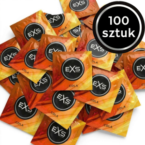 Prezerwatywy Smakowe EXS Crazy Cola - Cienkie Nawilżane 100 szt.