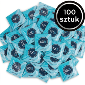 Prezerwatywy Ultra Cienkie EXS Air Thin - Najcieńsze Nawilżane 100 szt.