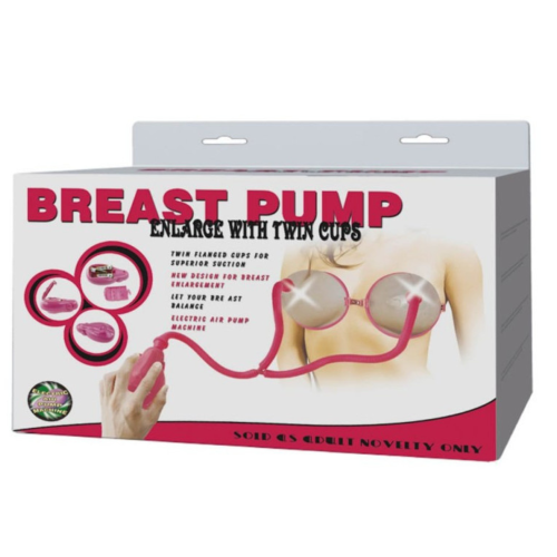 Pompka do biustu Pretty Love BREAST PUMP TWIN CUPS Większy Rozmiar Powiększenie 
