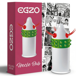 Prezerwatywy prążkowane z wypustkami Egzo Uncle Bob 1 szt.