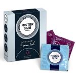 Prezerwatywy rozmiar XL MISTER SIZE 64 mm Większe dopasowane do obwodu 3 szt.