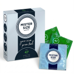 Prezerwatywy rozmiar XS MISTER SIZE 47 mm Mniejsze dopasowane do obwodu 3 szt.