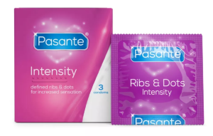 Prezerwatywy Pasante Intensity Prążki Wypustki Stymulujące Intensywne 3 szt.