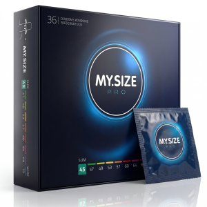 MY SIZE PRO Prezerwatywy rozmiar 45 mm dopasowane do obwodu 36 szt.