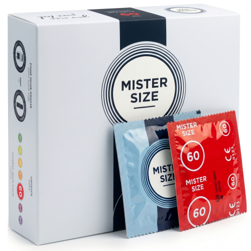 Prezerwatywy dopasowane do obwodu MISTER SIZE 60 mm rozmiar XL 36 szt.