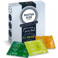 Prezerwatywy MISTER SIZE dopasowane do obwodu mniejszy rozmiar 47/49/53 3 szt. 