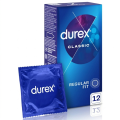 Durex Classic Prezerwatywy Klasyczne Grubsze Nawilżane 12 szt.