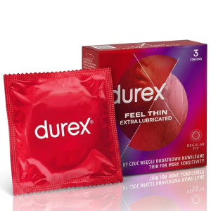 Durex Fetherlite Elite Prezerwatywy cienkie dodatkowo nawilżane 3 szt.