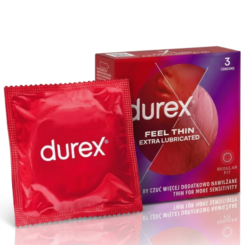 Durex Fetherlite Elite Prezerwatywy cienkie dodatkowo nawilżane 3 szt.