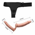 Pretty Love Strap On Uprząż z dwustronnym dildo ULTRA PASSIONATE HARNESS 7.1" + 5.9"