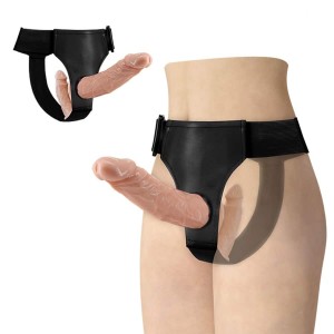 Pretty Love Strap On Uprząż z dwustronnym dildo ULTRA PASSIONATE HARNESS 7.1" + 5.9"